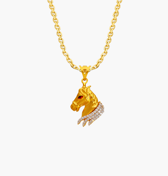 The Plucky Horse Pendant
